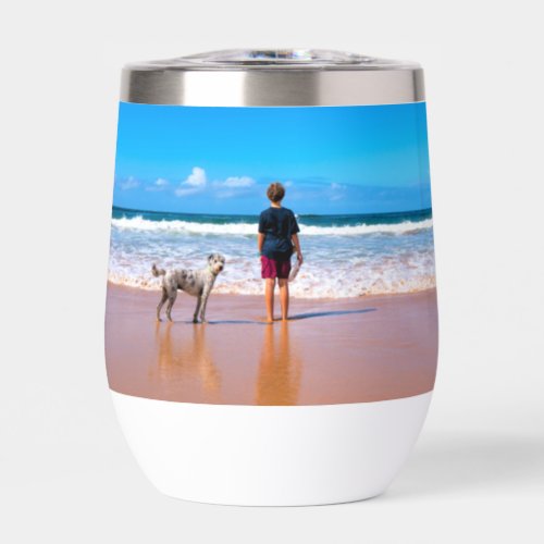 Personalized Your Photo Design Thermal Wine Tumbler