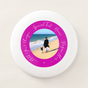Personalized Your Photo Frisbee with Custom Text