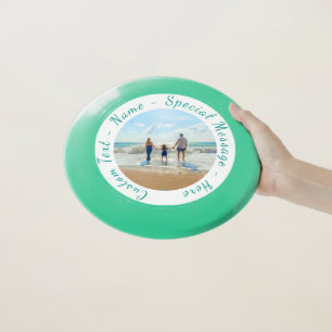 Personalized Your Photo Frisbee with Custom Text