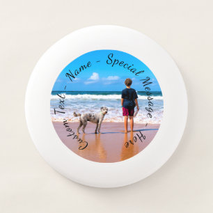 Personalized Your Photo Frisbee with Custom Text