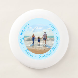 Personalized Your Photo Frisbee with Custom Text