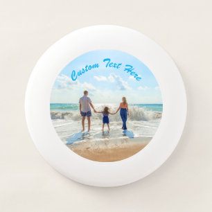 Personalized Your Photo Frisbee with Custom Text