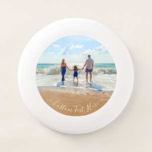 Personalized Your Photo Frisbee with Custom Text