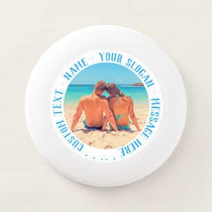 Personalized Your Photo Frisbee with Custom Text