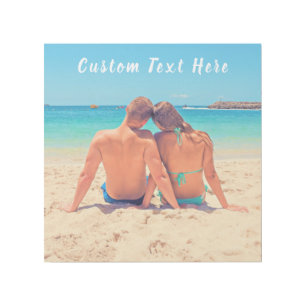 Personalized Your Photo Gallery Wrap Custom Text