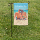 Personalized Your Photo Garden Flag Custom Text
