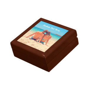 Personalized Your Photo Gift Box with Custom Text