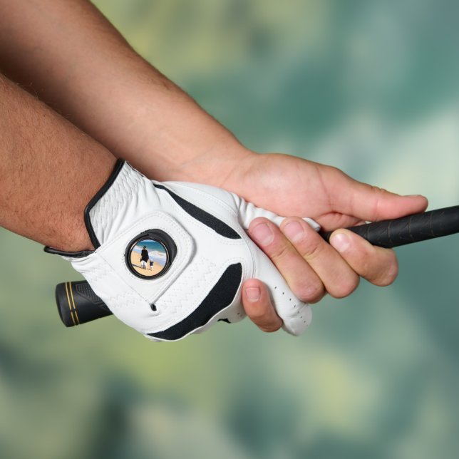 Personalized Your Photo Golf Glove with Marker (Swing)