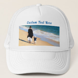 Personalized Your Photo Hat with Custom Text