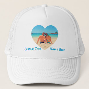 Personalized Your Photo Hat with Custom Text Name