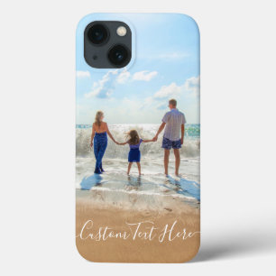 Personalized Your Photo iPhone Case Custom Text