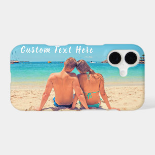Personalized Your Photo iPhone Case Custom Text