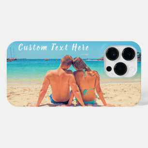 Personalized Your Photo iPhone Case Custom Text
