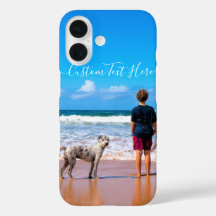 Personalized Your Photo iPhone Case Custom Text