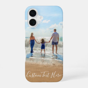 Personalized Your Photo iPhone Case Custom Text