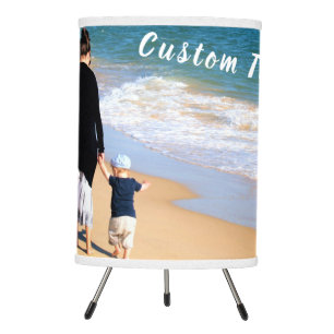 Personalized Your Photo Lamp with Custom Text