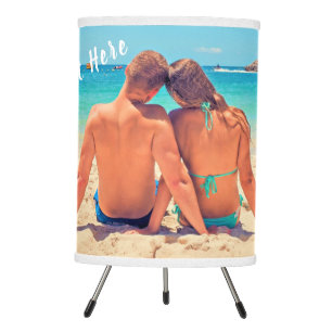 Personalized Your Photo Lamp with Custom Text