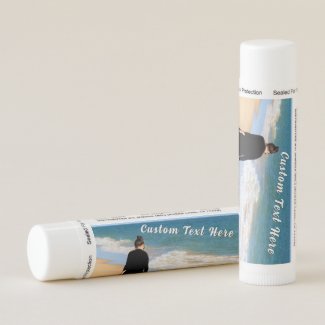 Personalized Your Photo Lip Balm with Custom Text