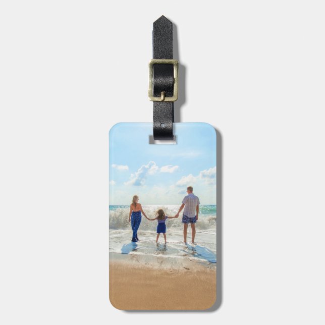 Personalized Your Photo Luggage Tag Gift (Front Vertical)