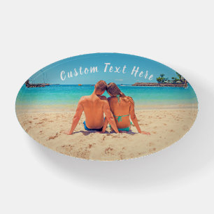 Personalized Your Photo Paperweight Custom Text