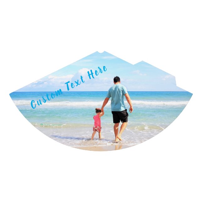 Personalized Your Photo Party Hat with Custom Text (Front)