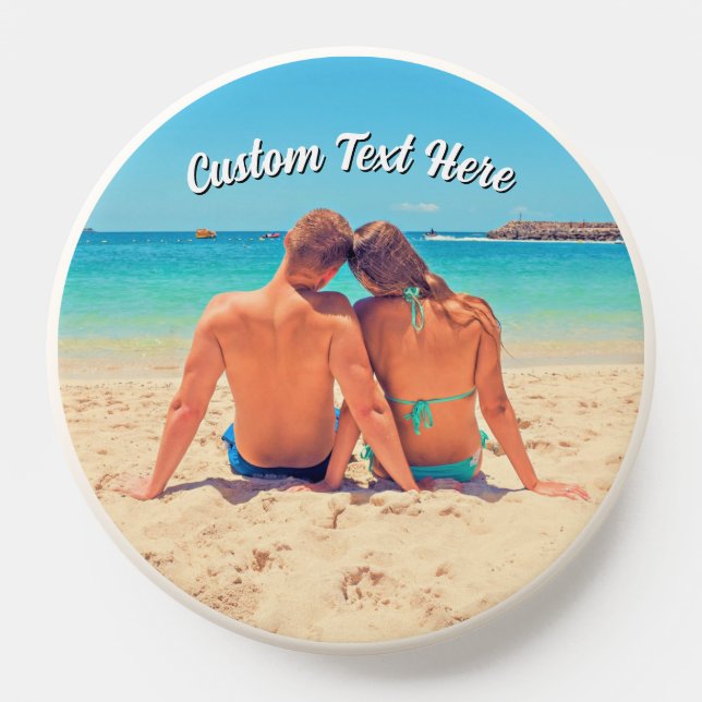 Personalized Your Photo PopSocket with Custom Text (Popsocket)