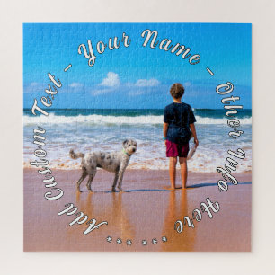 Personalized Your Photo Puzzle with Custom Text
