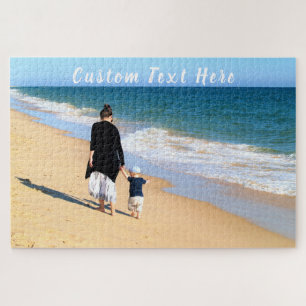 Personalized Your Photo Puzzle with Custom Text