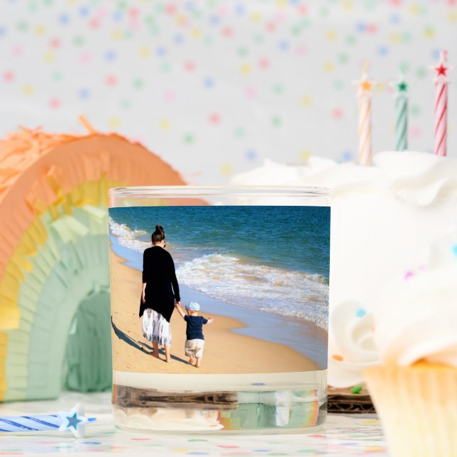 Personalized Your Photo Scented Candle (Birthday)