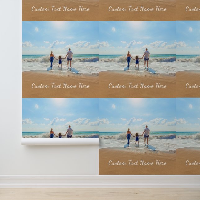 Personalized Your Photo Wallpaper with Custom Text Wallpaper (Application)