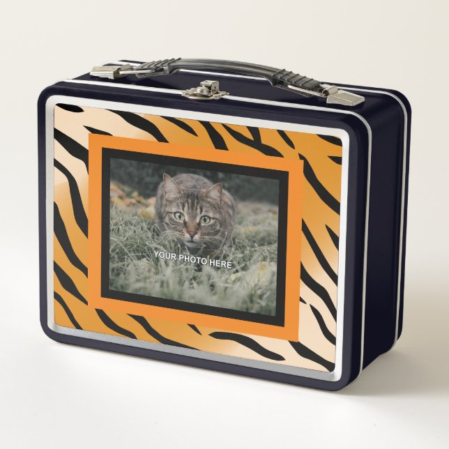 Personalized YOUR PHOTOS HERE Metal Lunchbox (Front)