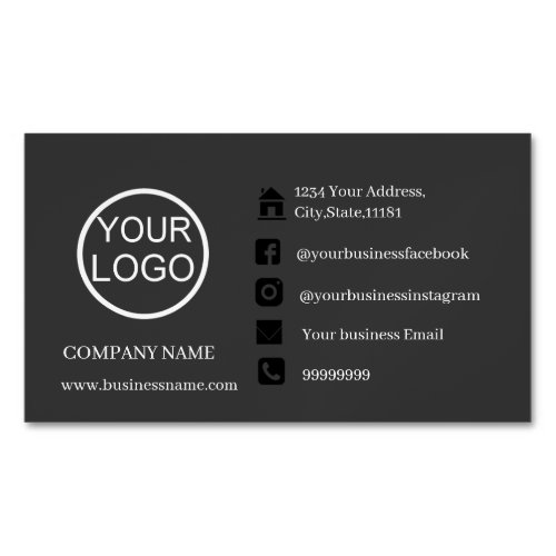 Personalized Your Promotional Business Card Magnet
