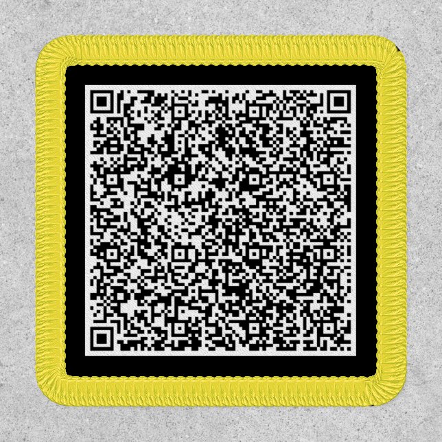 Personalized Your QR Code Color Patch Template (Front)