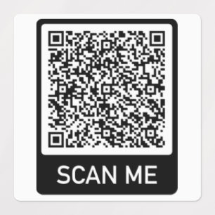 Personalized Your QR Code Labels Example