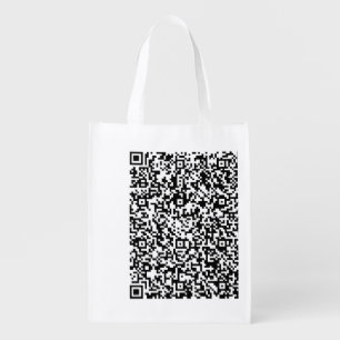 Personalized Your QR Code Scan Grocery Bag