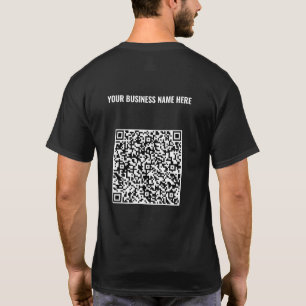 Personalized Your QR Code T-Shirt with Custom Text