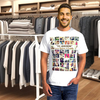 Personalized Your Text And Photo Collage Here T-shirt by CustomizePersonalize at Zazzle