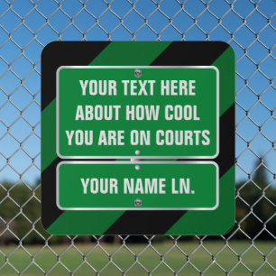 Personalized YOUR TEXT and YOUR STREET or PHOTOS Metal Sign