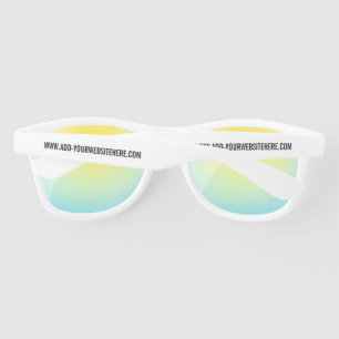 Personalized Your Text Branded Sunglasses Example