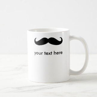 Personalized Your Text Here Mr. Mustache Coffee Mug