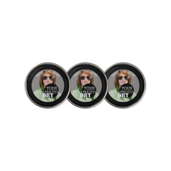 Personalized Your Text Monogram Your Image On A Golf Ball Marker by AmericanStyle at Zazzle