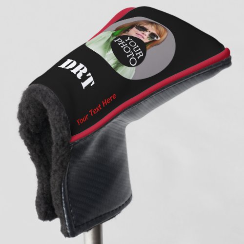 Personalized Your Text Monogram Your Image on a Golf Head Cover