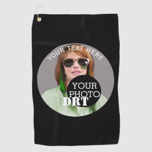 Personalized Your Text Monogram Your Image on a Golf Towel