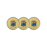 Personalized Your Text New Jersey State Flag On A Golf Ball Marker at Zazzle
