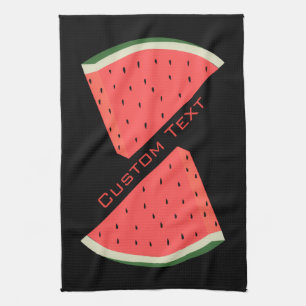 Personalized Your Text Watermelon Kitchen Towel