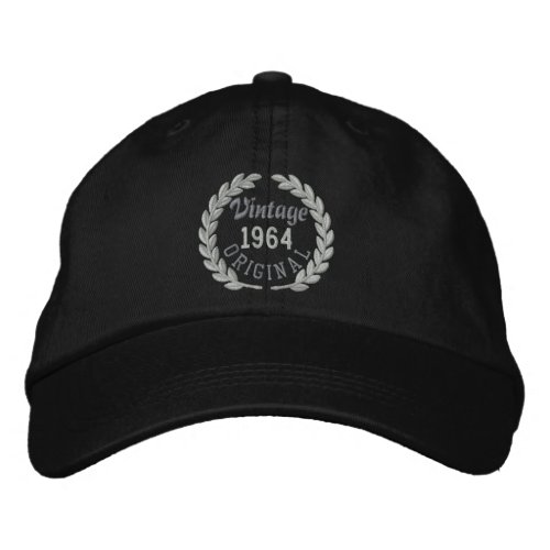 Personalized Your YEAR Original Laurels Embroidery Embroidered Baseball Hat