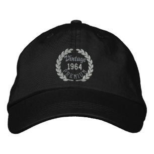 Personalized Your YEAR Premium Laurels Embroidery Embroidered Baseball Cap