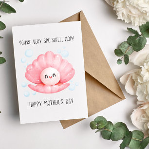 Personalized You're Spe-Shell, Cute Mother's Day Holiday Card