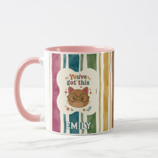 Personalized You've Got This Cat Mug