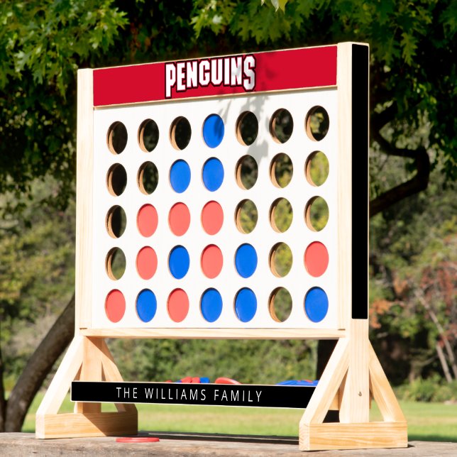 Personalized YS Penguins Fast Four (Lawn)